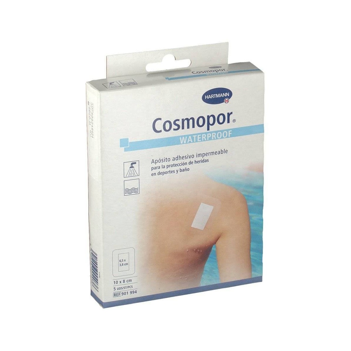 cosmopor waterproof 10 x 8 cm 5 uni