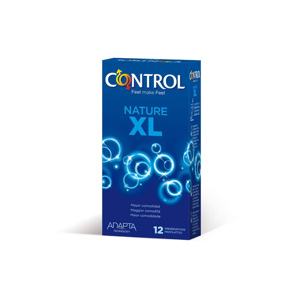 control adapta xl preservativos 12ud