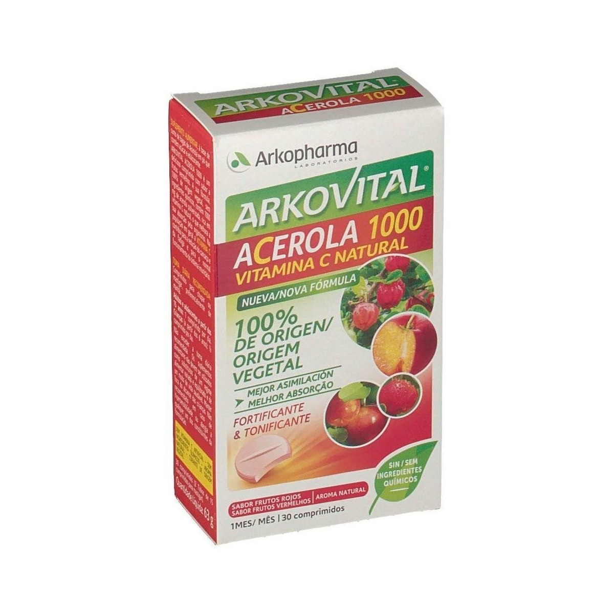 arkovital acerola 1000 30 comprimidos